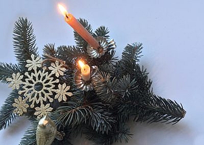 Weihnachten auf freiem Feld